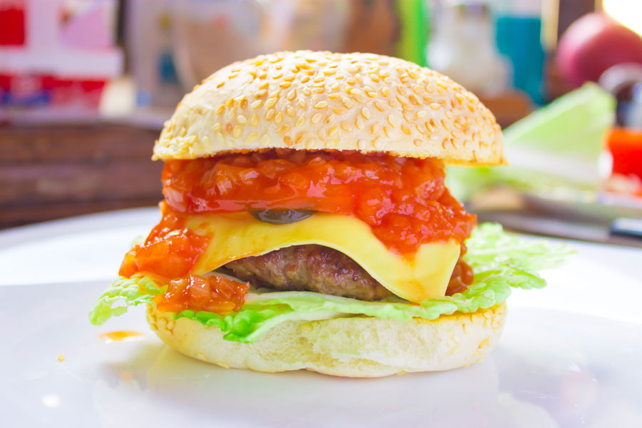 Домашний гамбургер с котлетой рецепт с фото пошагово