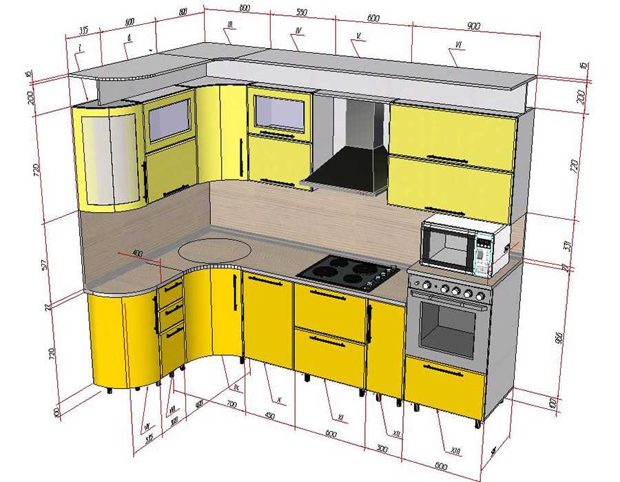 Составить эскиз кухни онлайн самому бесплатно