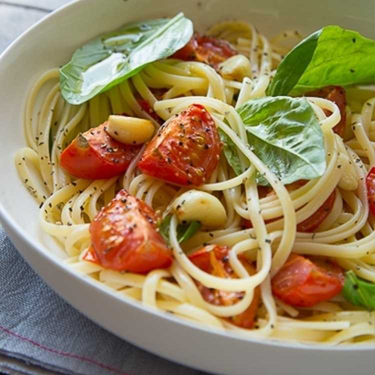 Рецепт спагетти с помидорами