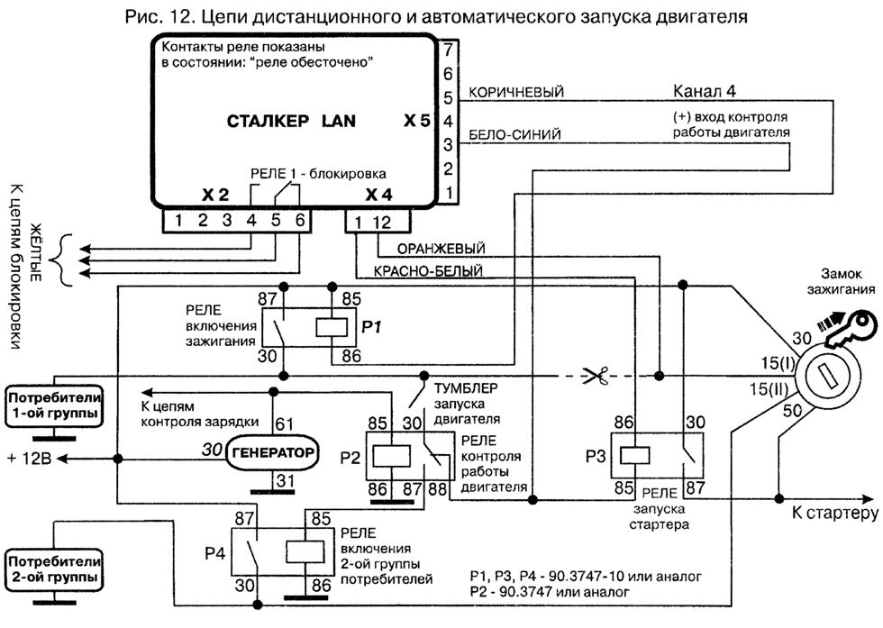 Сталкер 600light3 схема подключения