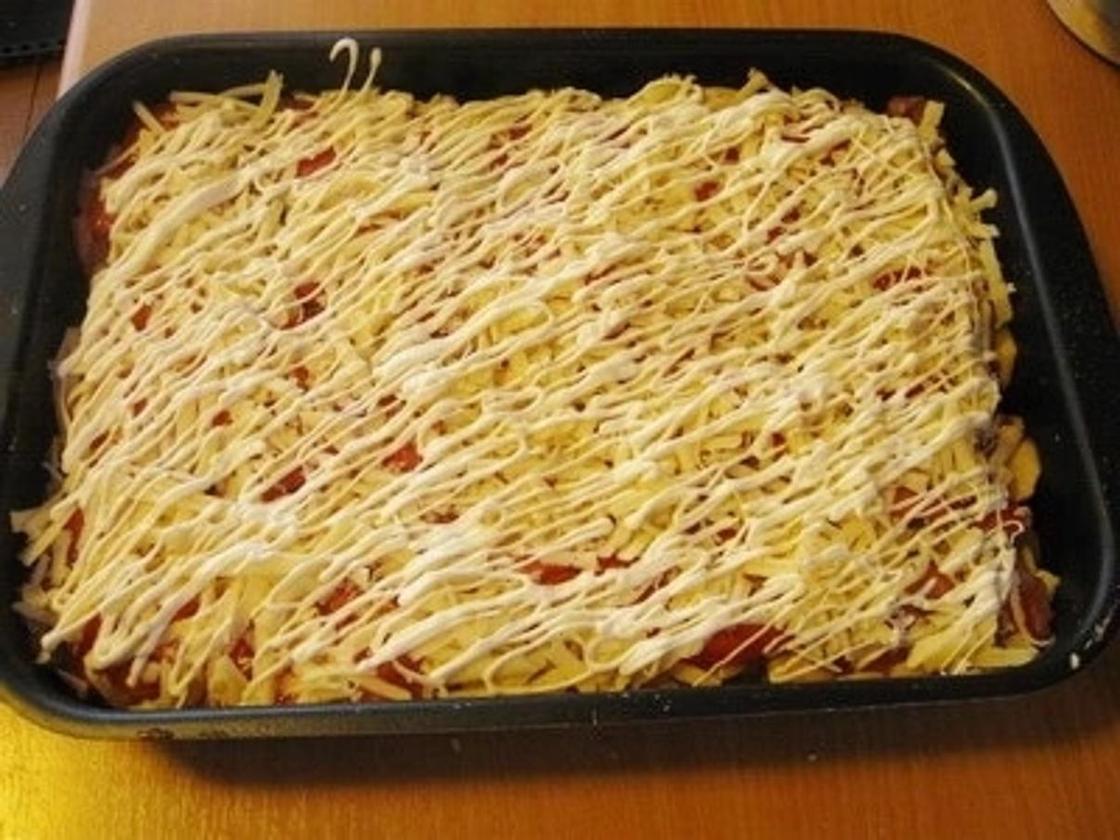 Картошка с мясом в духовке слоями рецепт с фото пошагово в духовке