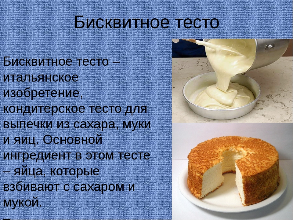 Что нужно для приготовления теста