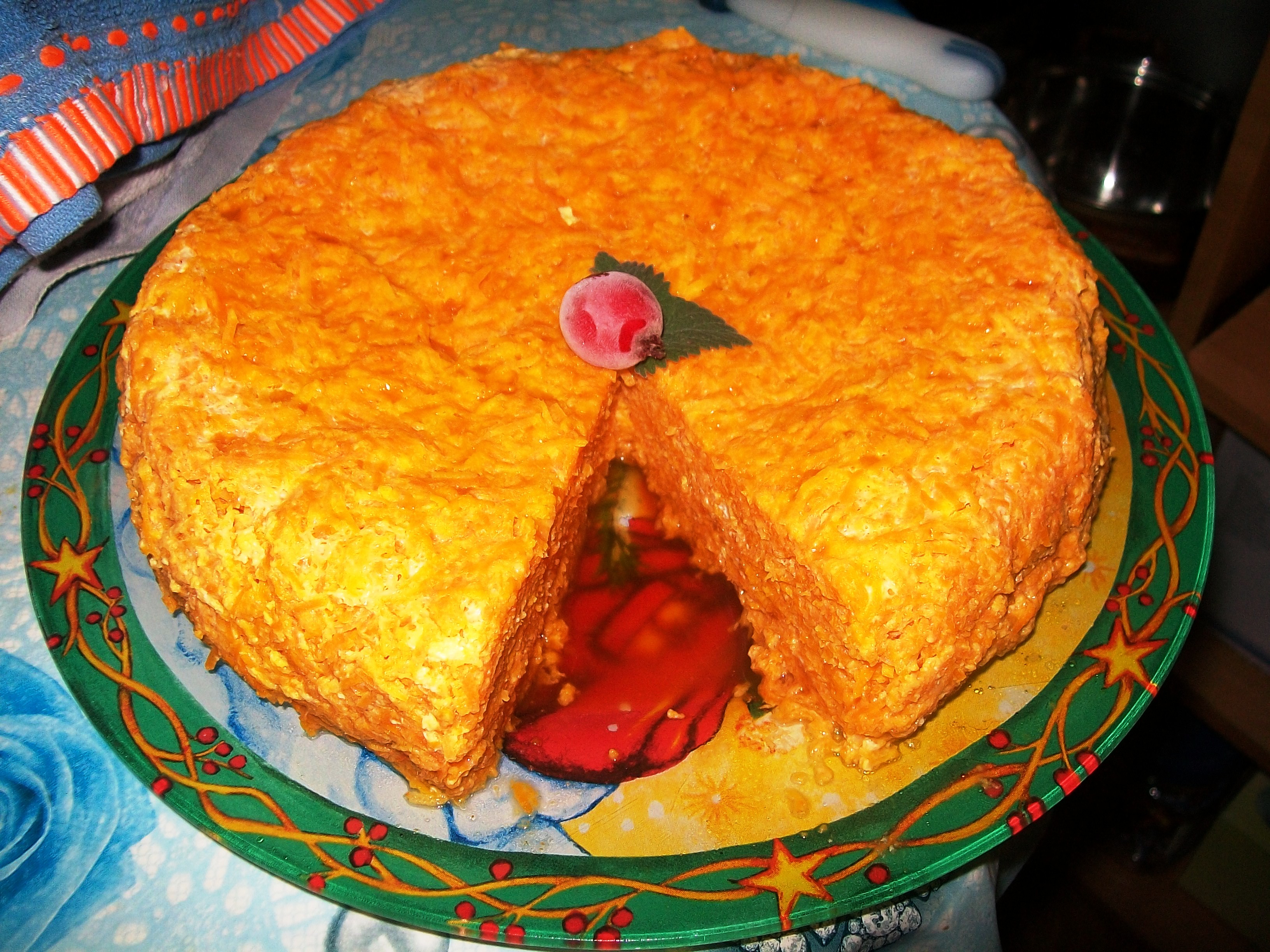 Манно морковная запеканка