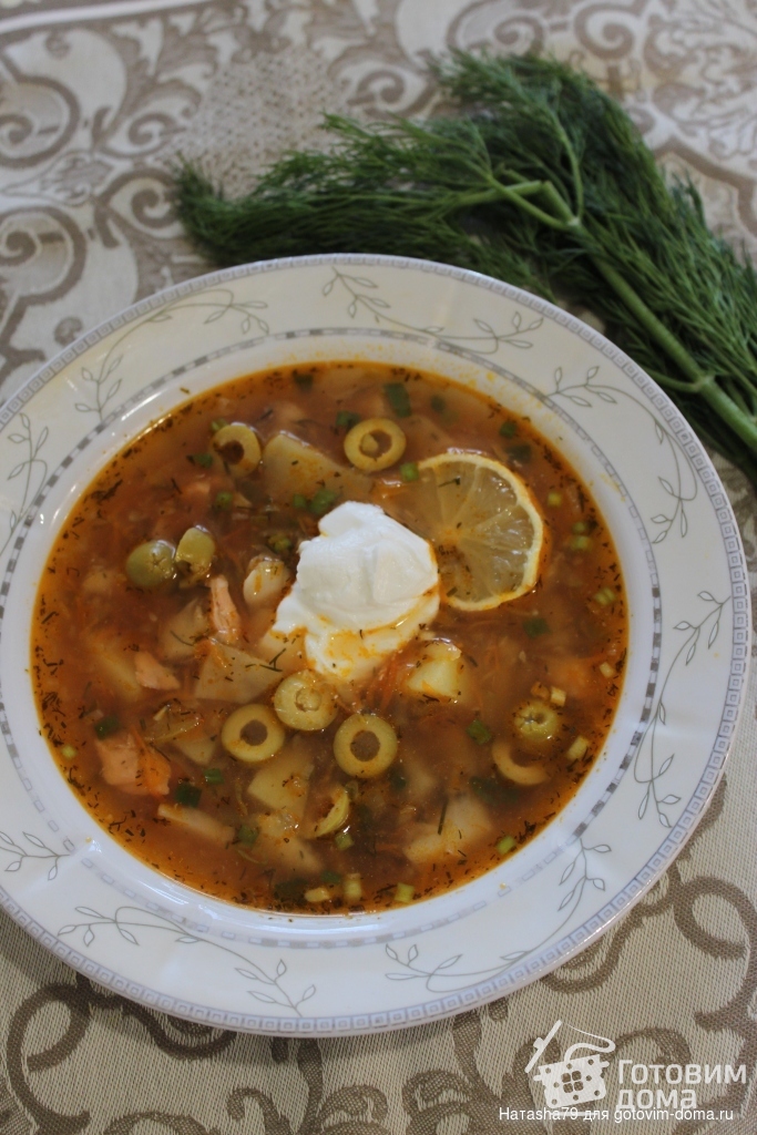 Рецепт солянки сборной мясной пошаговый рецепт с фото