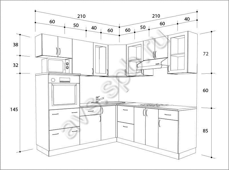 Кухня угловая своими руками чертежи и схемы фото