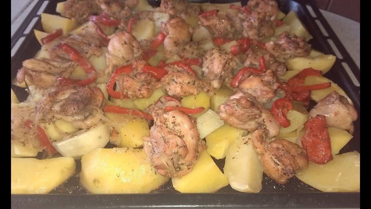 Мясо в духовке с овощами и с картошкой в духовке рецепт с фото