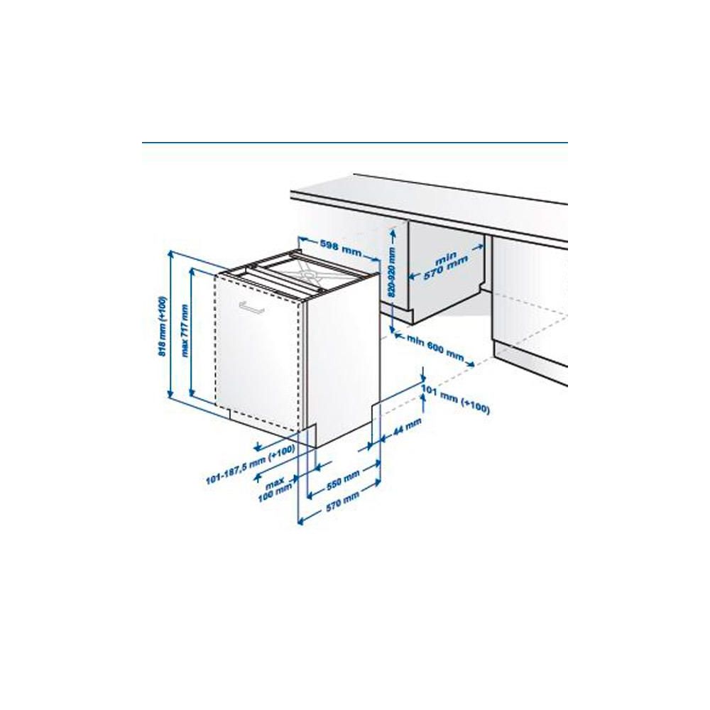 Посудомоечная машина Beko 60 см встраиваемая