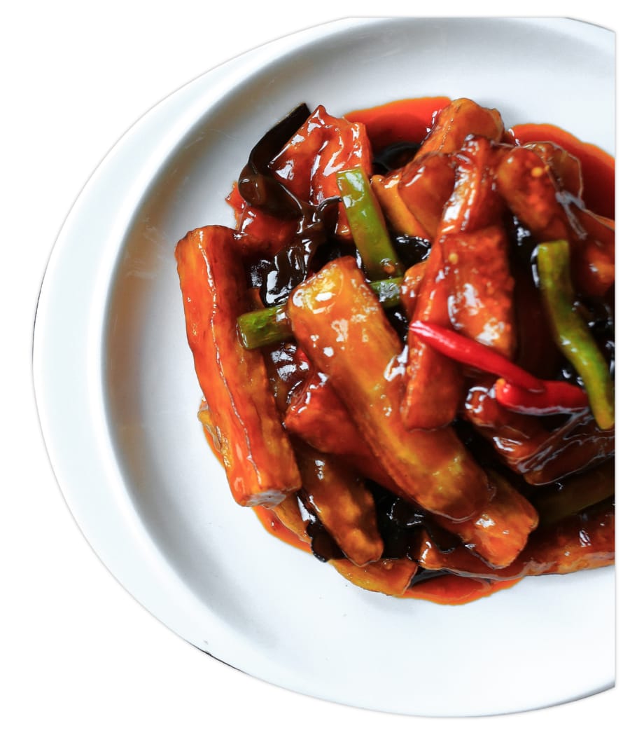 Баклажаны в кисло сладком соусе по китайски рецепт с фото пошагово