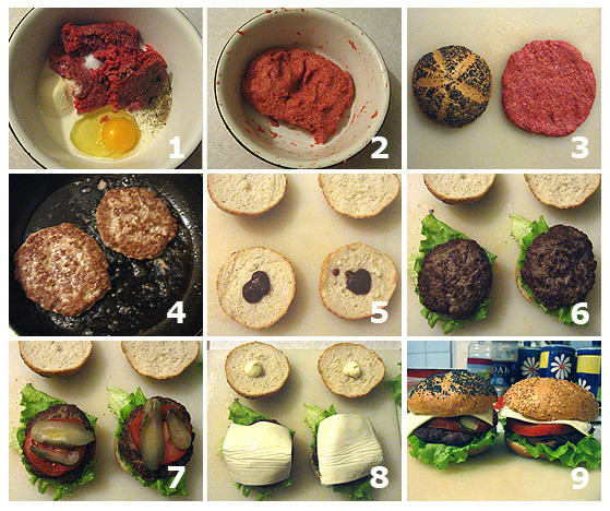Как приготовить гамбургер в домашних условиях рецепт с фото пошагово как