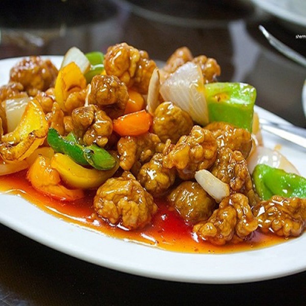 Свинина с овощами по китайски в кисло сладком соусе рецепт с фото по китайски