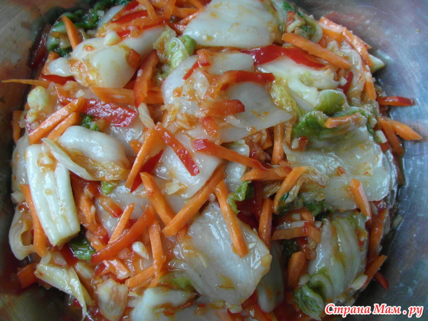 Кимчи из пекинской капусты рецепт пошагово с фото