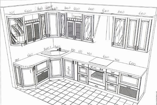 Планировка кухни столовой 5 класс проект