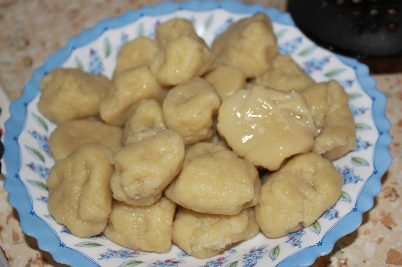 Клецки картофельные рецепт с мясом рецепт с фото