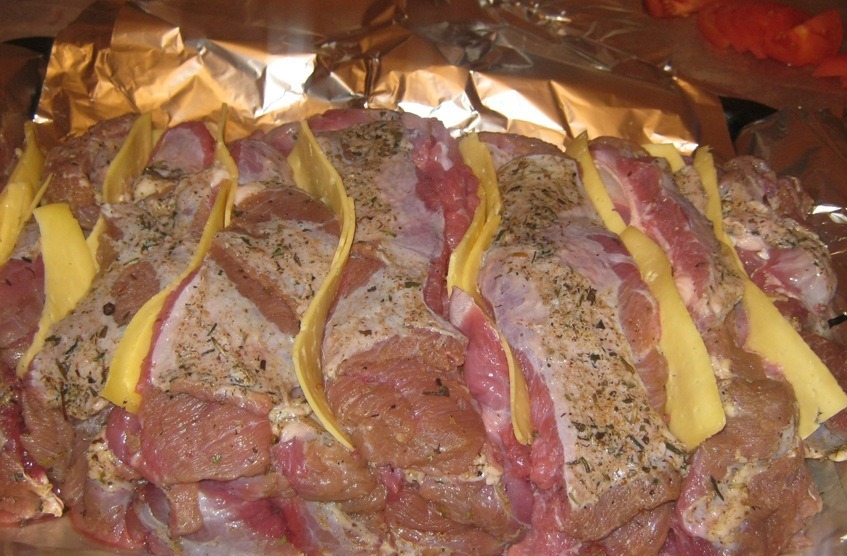 Запечь кусок говядины в духовке в фольге рецепт с фото