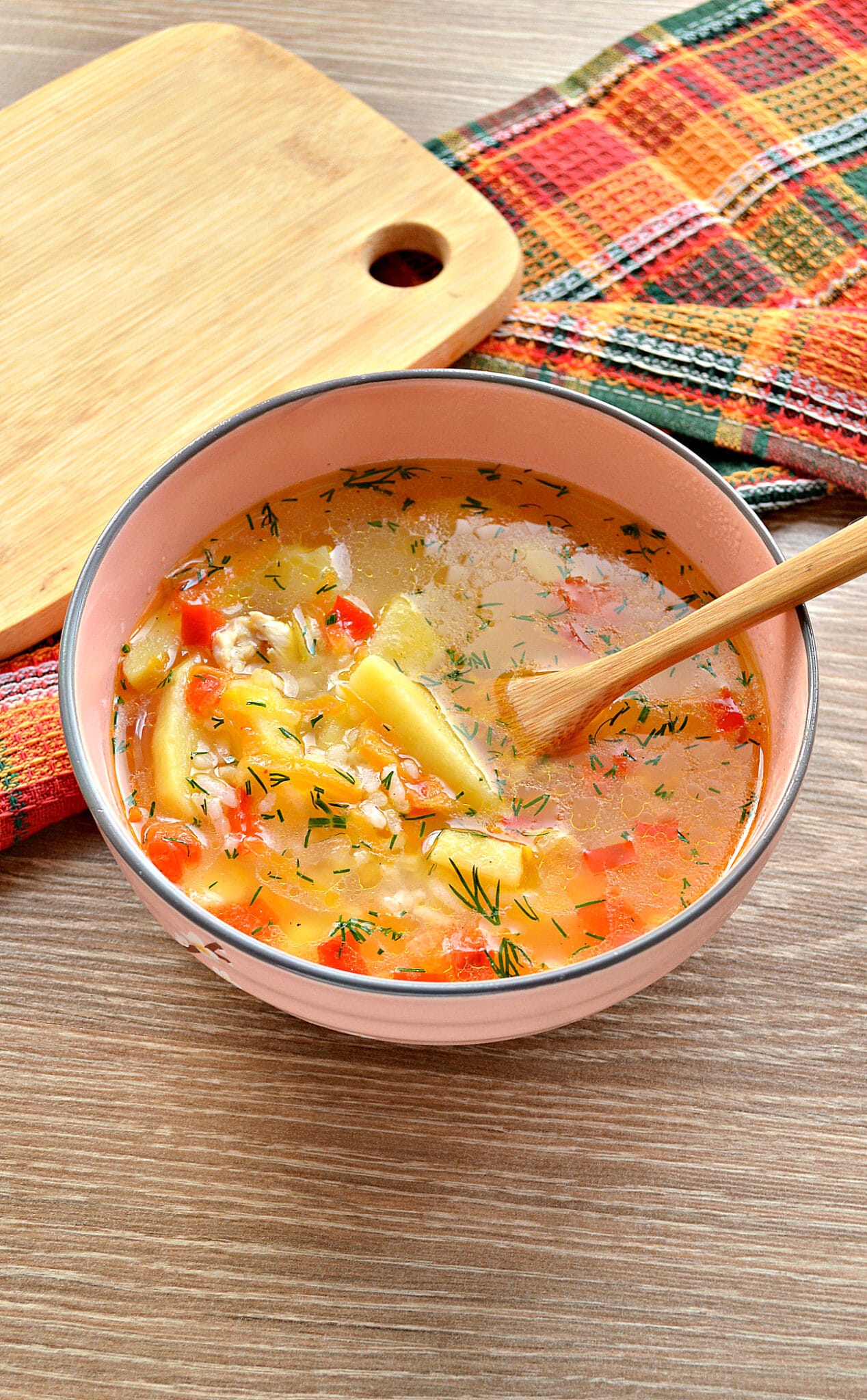 Суп с куриным окорочком рецепт с фото пошагово