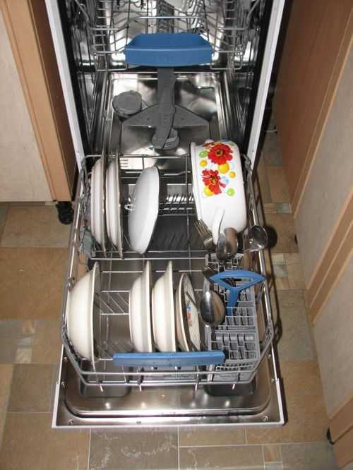 Узкая посудомоечная машина встраиваемая под столешницу