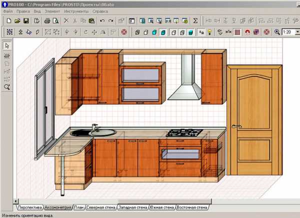 Программа для конструирования мебели кухни для распила