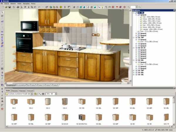 Программа проектирования кухонной мебели